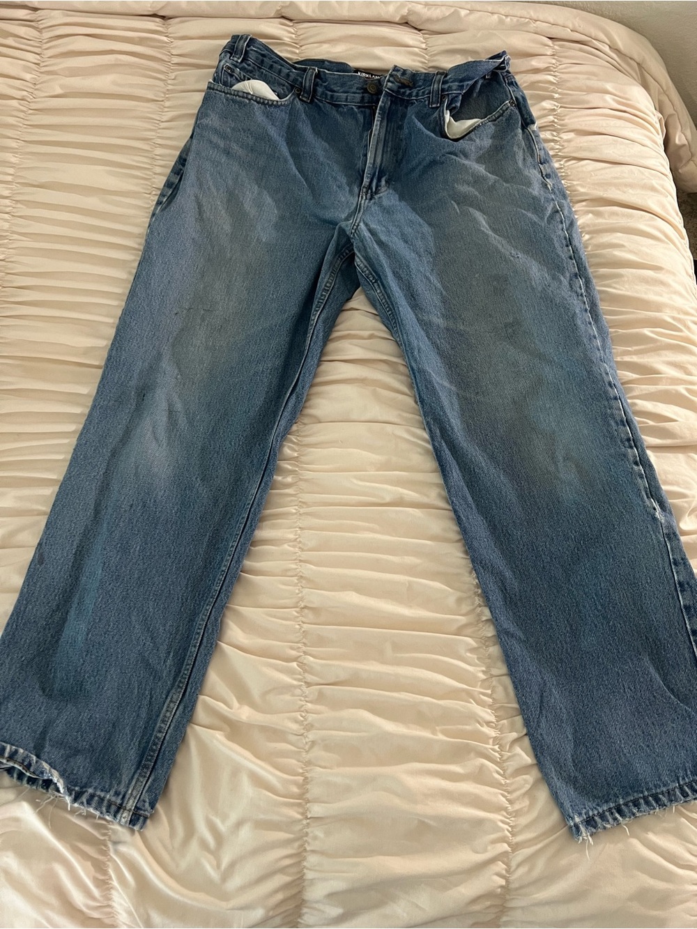 Kirkland Signature Men's Blue Straight Jeans